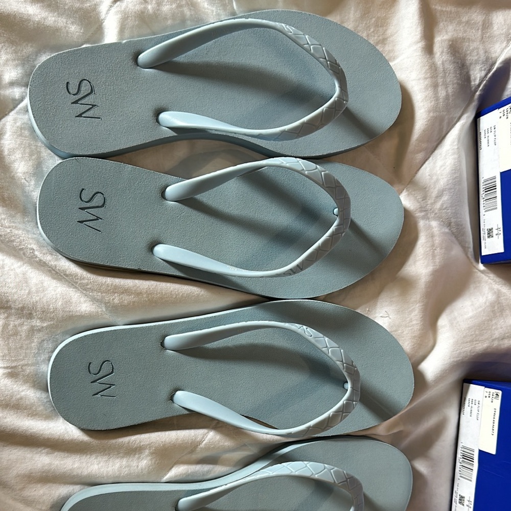 Stuart Weitzman flip flops